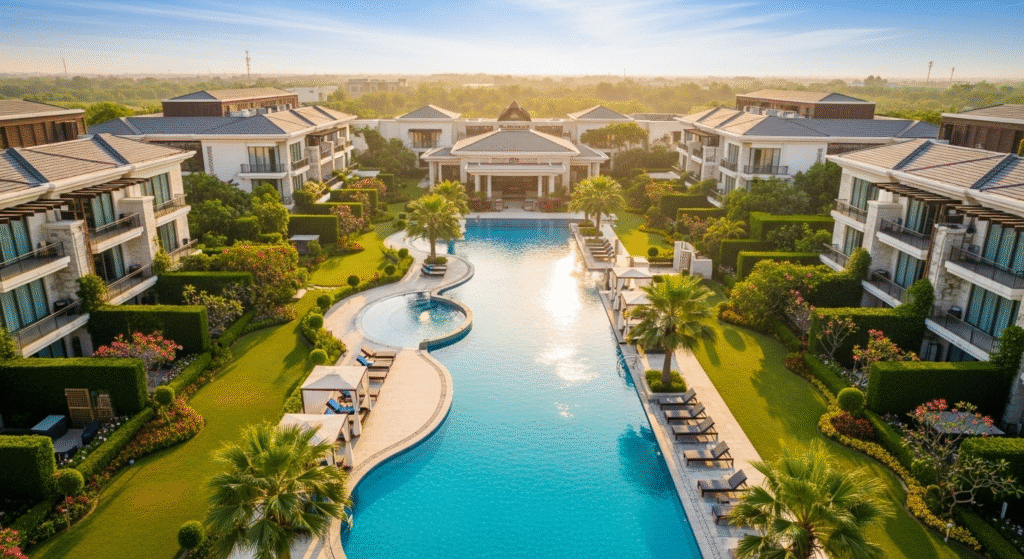 Drone Photography for Hotels & Resorts in Delhi NCR