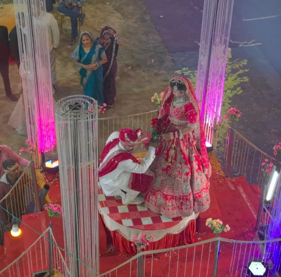 wedding drone shoot photo