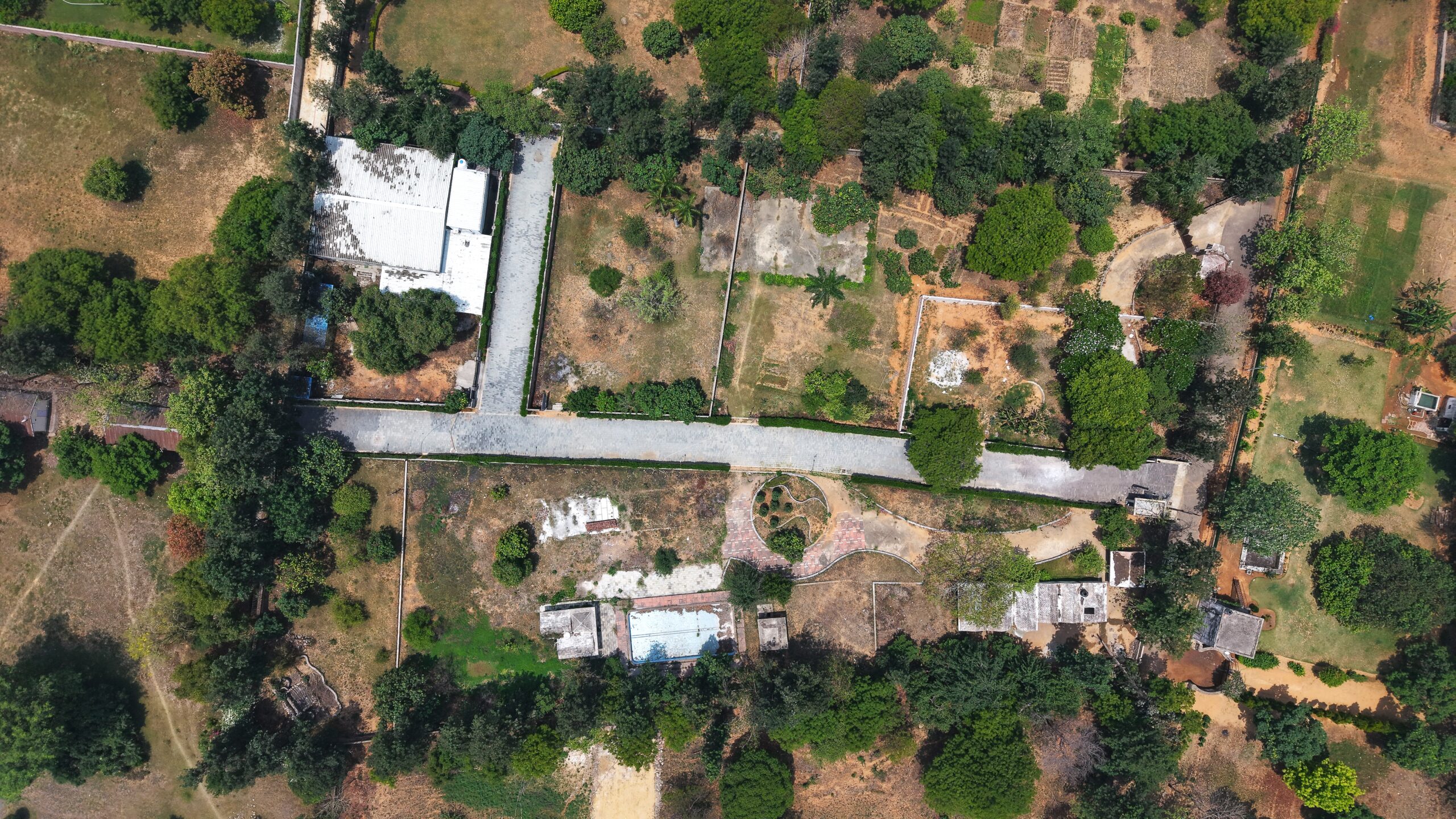Farm land drone shoot image