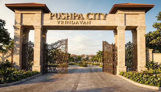 pushpa city drone shoot