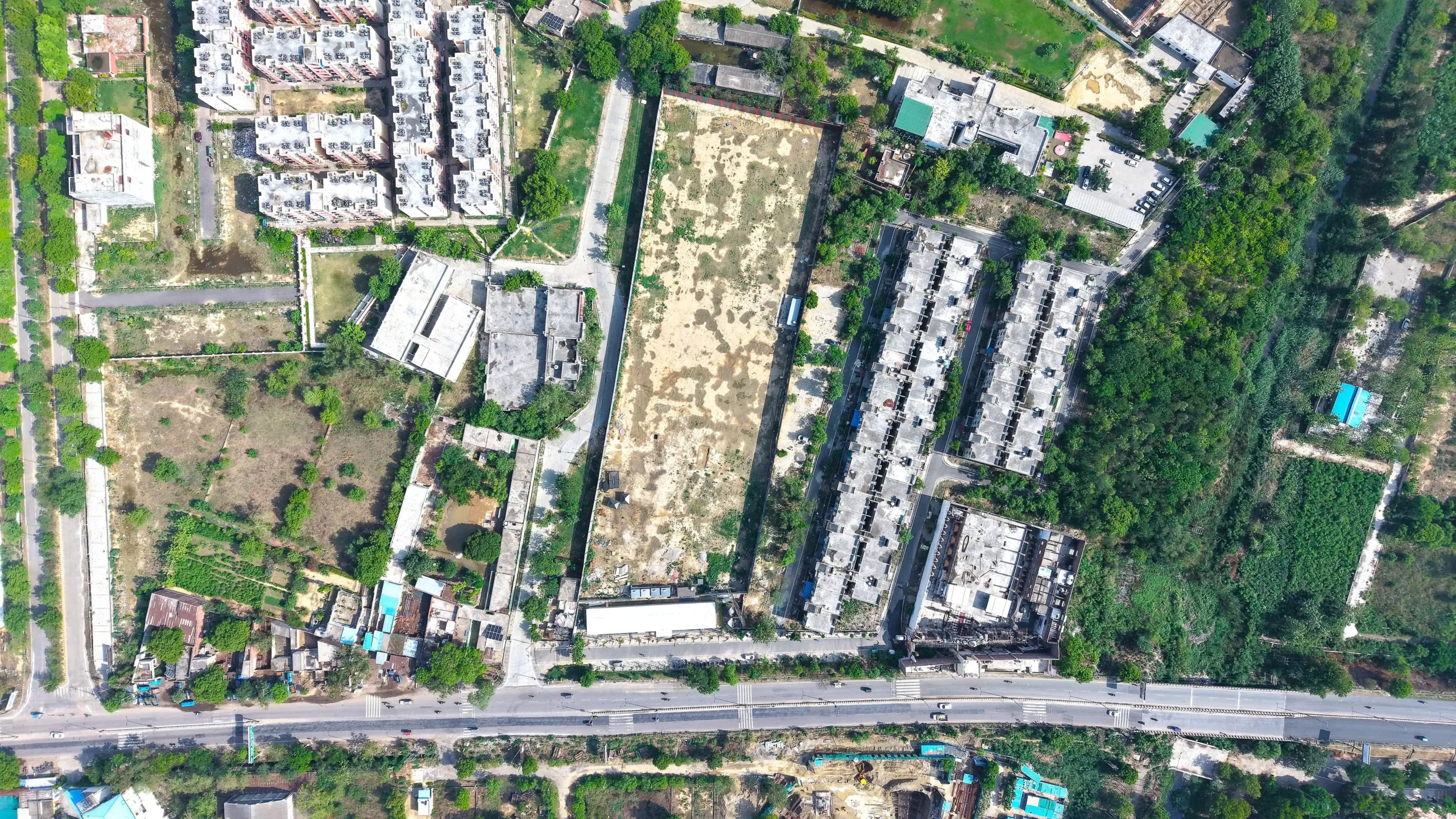 Real estate drone photography