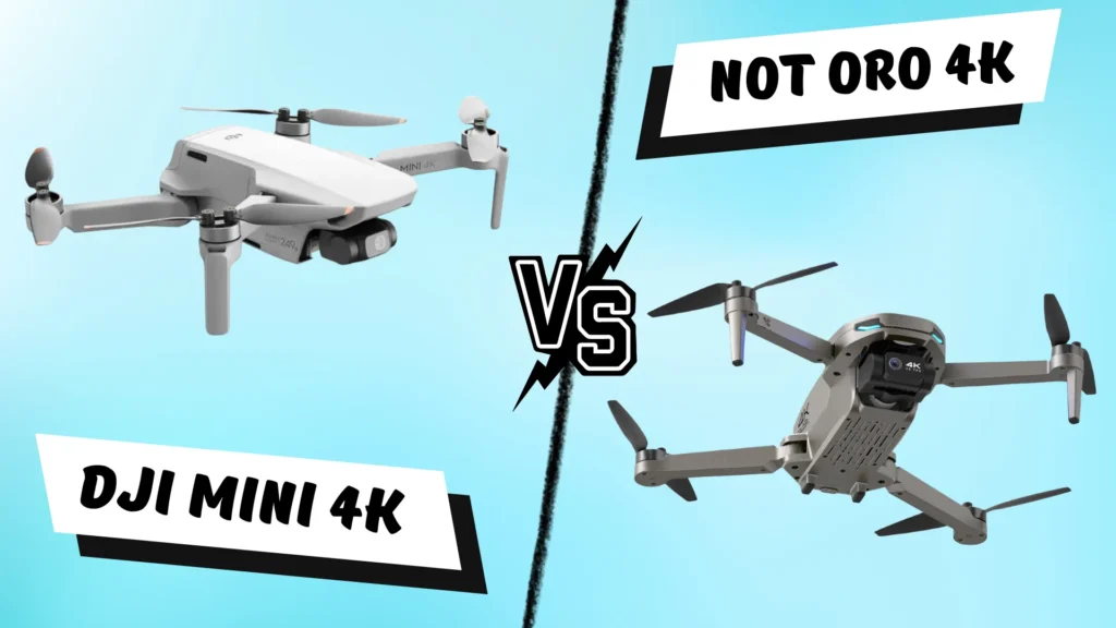 Dji mini 4k vs NOT ORO 4k