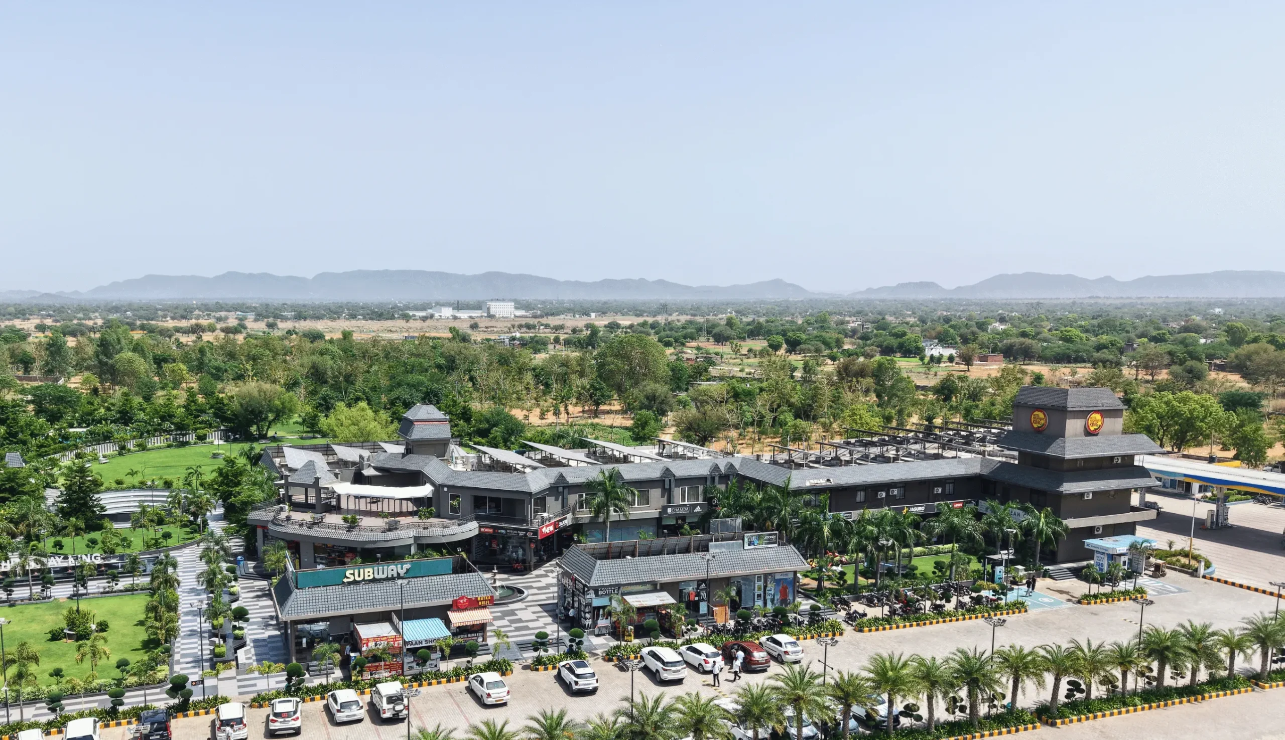 Luxury commercial property drone shoot Delhi NCR